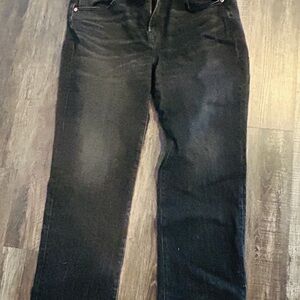 American Eagle Outfitters Men's Black Relaxed Jeans